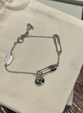 西太后银链土星手链极简通勤风亮