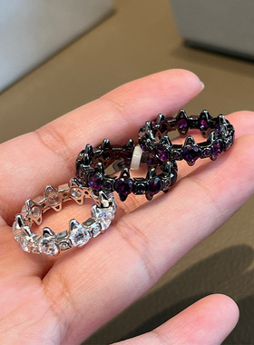 西太后土星戒指情侣指环高级感