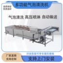 全自动洗菜机高压喷淋气泡清洗机大型商用洗果机瓜果蔬菜清洗设备