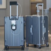 超大容量行d李箱30寸28寸加厚结实耐用铝框拉杆箱女旅行箱皮箱子