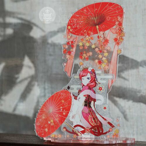 【伞下繁花】亚克力谷美展示D立牌 场景谷美立牌展示道具