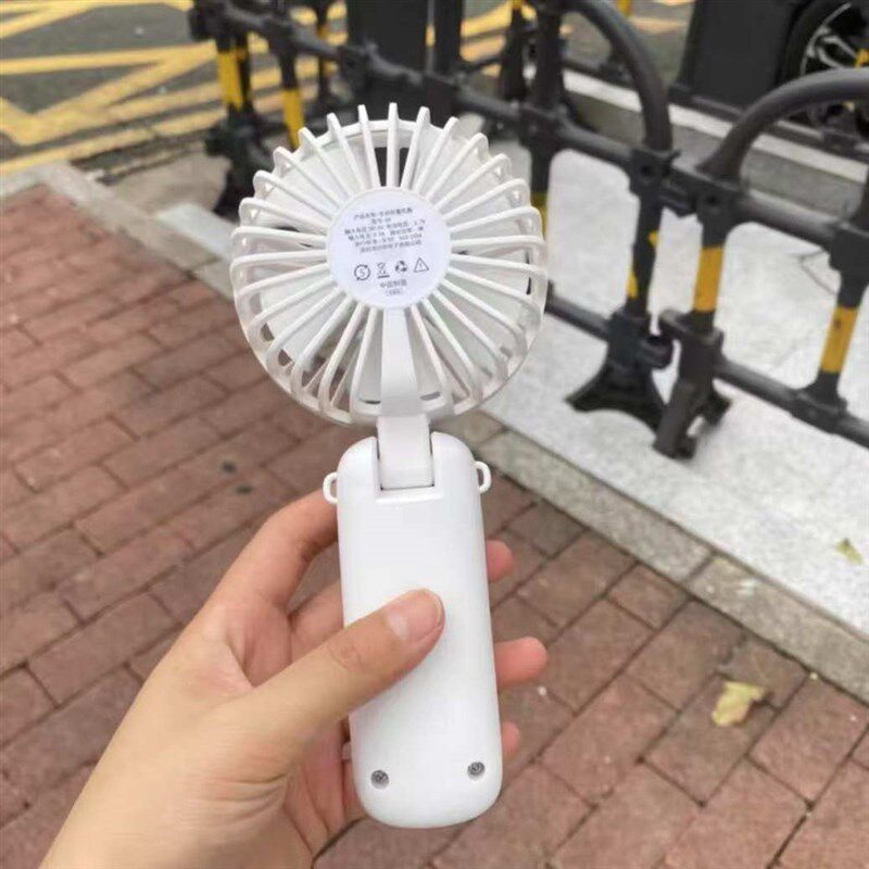 手持小风b扇可折叠超静音便携随身宿舍办公室迷你桌面风扇可拆洗