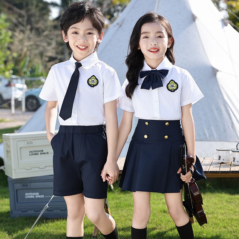 班服夏季套装小学生校服幼儿园z园服夏装毕业照服装韩版学院风定