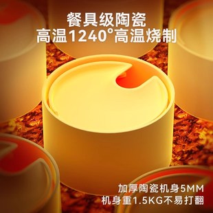 猫咪饮水机恒温加热陶瓷无线感应不E插电宠物喂水器自动循环流动