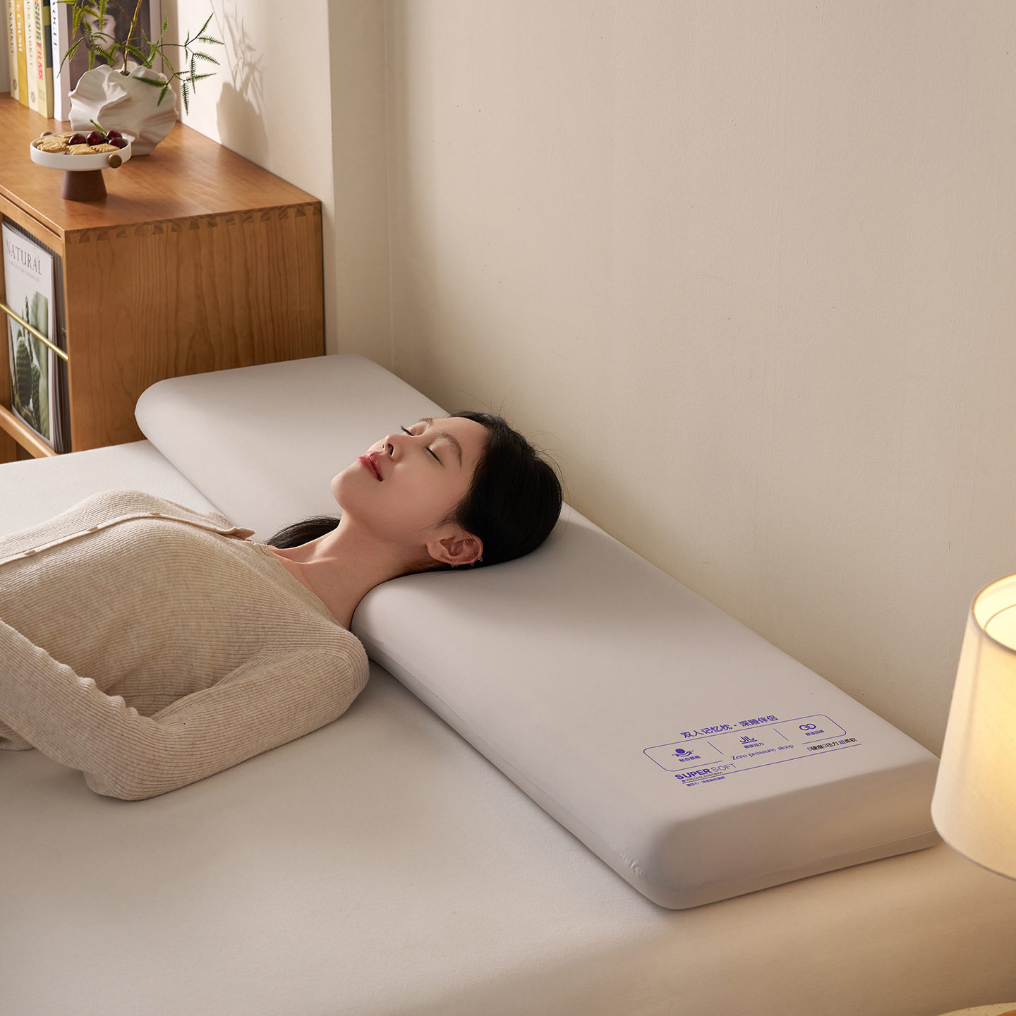 长枕记忆棉成人护颈助眠颈椎枕