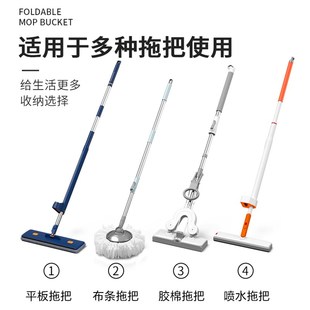 家用一拖净平板吸水拖拖地神器墩布拖布折叠 拖把桶免手洗2024新款