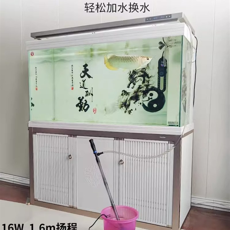 鱼缸电动换水器吸鱼粪便神器水族箱洗沙器自N动抽水器清洁清洗神