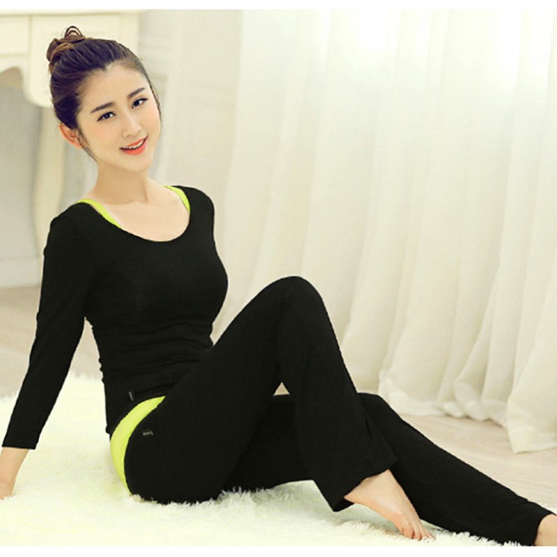 瑜伽服套装女健身显瘦宽松健身服网红运动M瑜珈服初学者秋冬三件