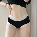 燕彩柔内裤女士7A抑菌纯棉加长底裆2025新款透气中腰女生三角短裤
