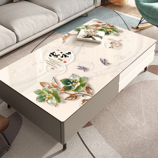 茶几桌布防水防油免洗客厅餐桌垫轻奢高级感软玻璃桌垫家用茶几垫