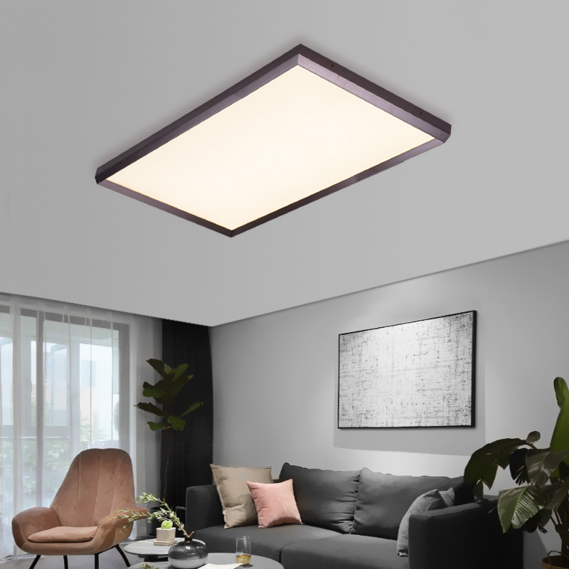 新特丽客厅吸顶灯圆形带遥控开关卧室灯简约现代房间主灯书房照明