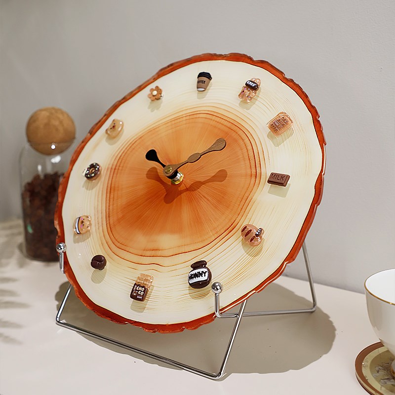 网红挂钟客厅diy磁吸时钟2025新款免打孔立体钟表可爱创意钟表画