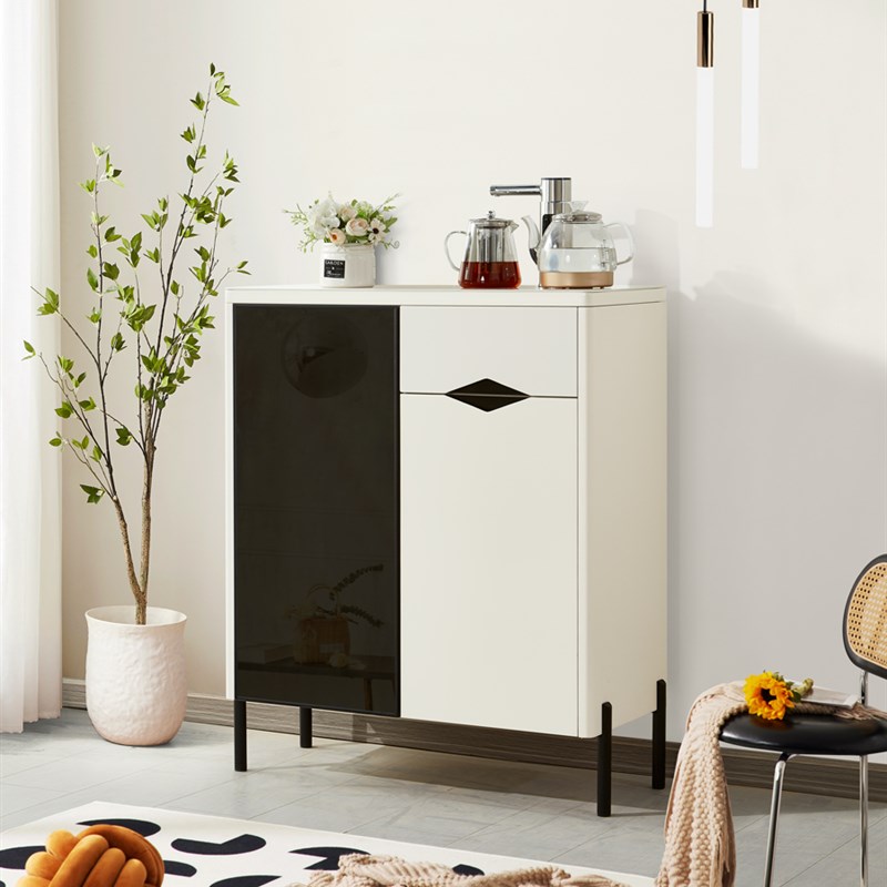 轻型豪华智能茶吧机客厅家居简约风格实木全自动饮水机储物柜集成