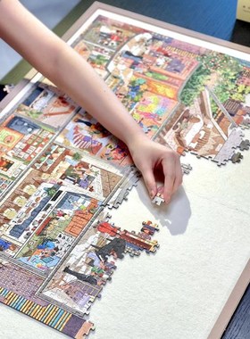 PERMA折叠拼图垫毛毡板成人1000片2000片收纳拼图板通用加厚