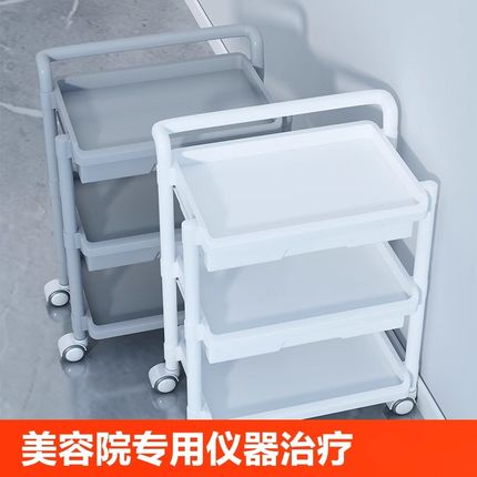 小推车美容院专用小气泡仪器治疗车医用火K罐置物架纹绣工具车收