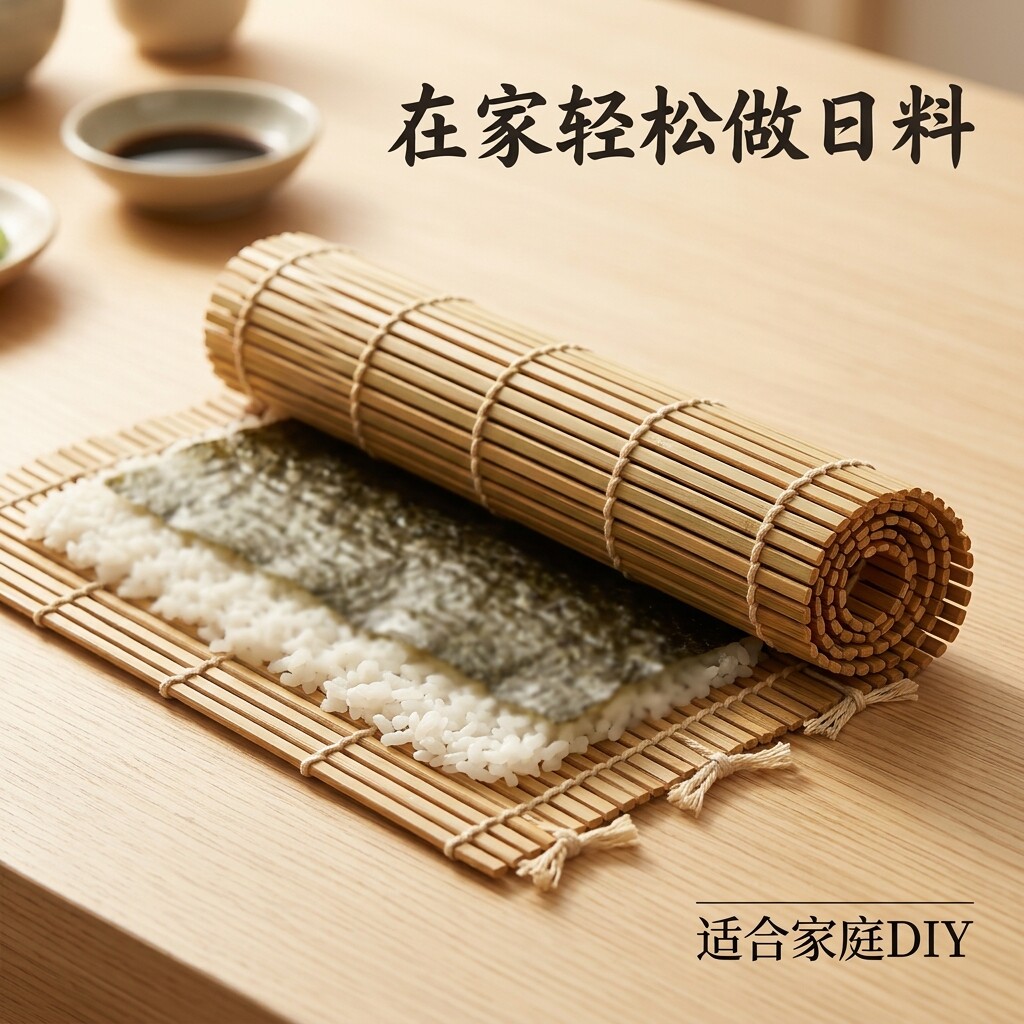 百里竹海寿司卷竹帘青皮防滑耐用