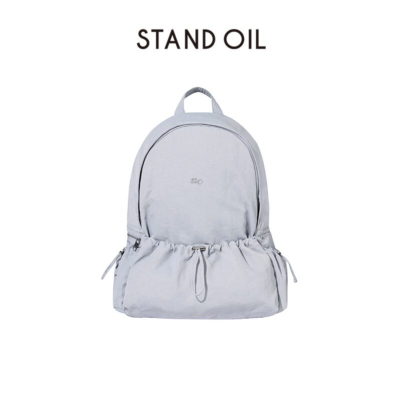 李兰迪同款双肩包韩国standoil包TiedBackpack系带背包韩系双肩包