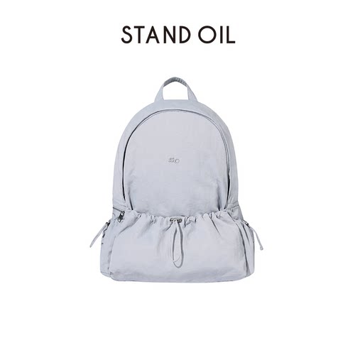 李兰迪同款双肩包韩国standoil包TiedBackpack系带背包韩系双肩包
