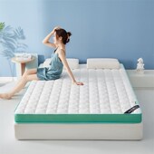 蓝羽蝶大豆乳胶椰棕床垫家用榻榻米软垫加厚学生宿舍记忆海绵垫玻