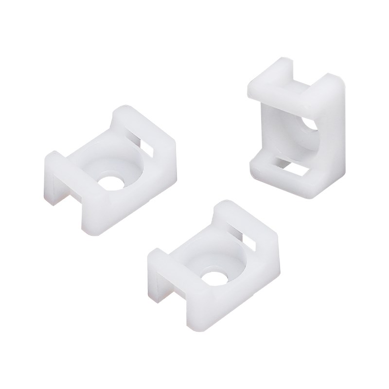 扎带固定座HC-1马鞍形STM-2 螺丝孔束线电线卡子理线器电缆线夹