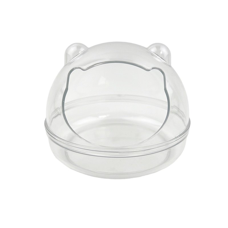 仓鼠透明睡窝浴室厕所浴房浴缸防外溅金丝熊洗澡浴沙房厕所沐浴室