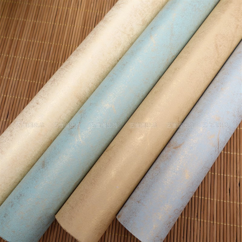 艺宣阁蜡染流金笺仿古半生熟书法小楷宣纸专用毛笔书法创作方格