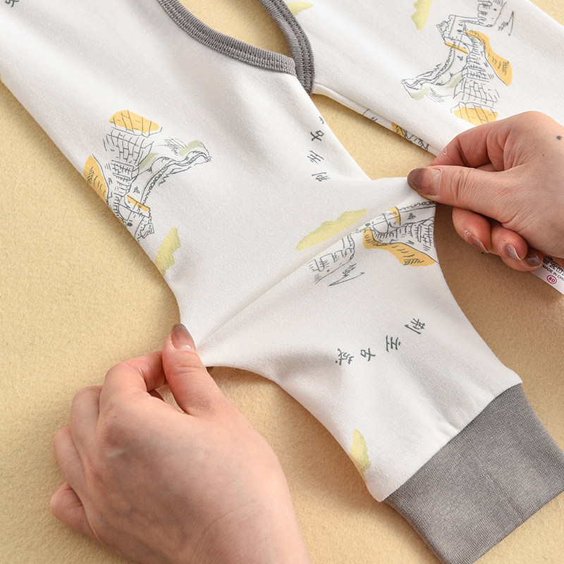 儿童纯棉秋衣卫生裤套装宝宝内衣开衫上衣开裆裤卫生裤睡衣春秋款,童装/婴儿装/亲子装,家居服套装,淘宝优惠券,粉丝福利购,淘宝优惠卷