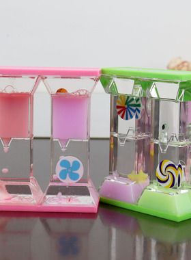 书房礼物卡通塑料家居可爱桌面减压沙漏摆件送同学闺蜜儿童生日