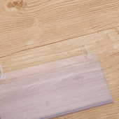 超市价格标签牌塑料斜口笼吊挂网篮标识牌透明封套货架标识卡定做