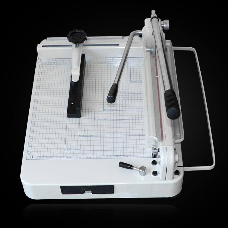 宝预(BYON)868A3手动切纸机厚层重型裁纸机A3幅面切400张70G纸带