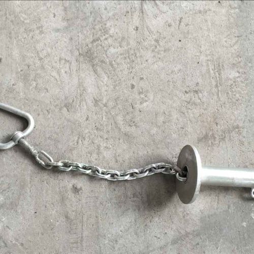 杀猪屠宰用扣脚链扣猪链扣脚器吊猪链铁环链铁链子铁链环铁环扣