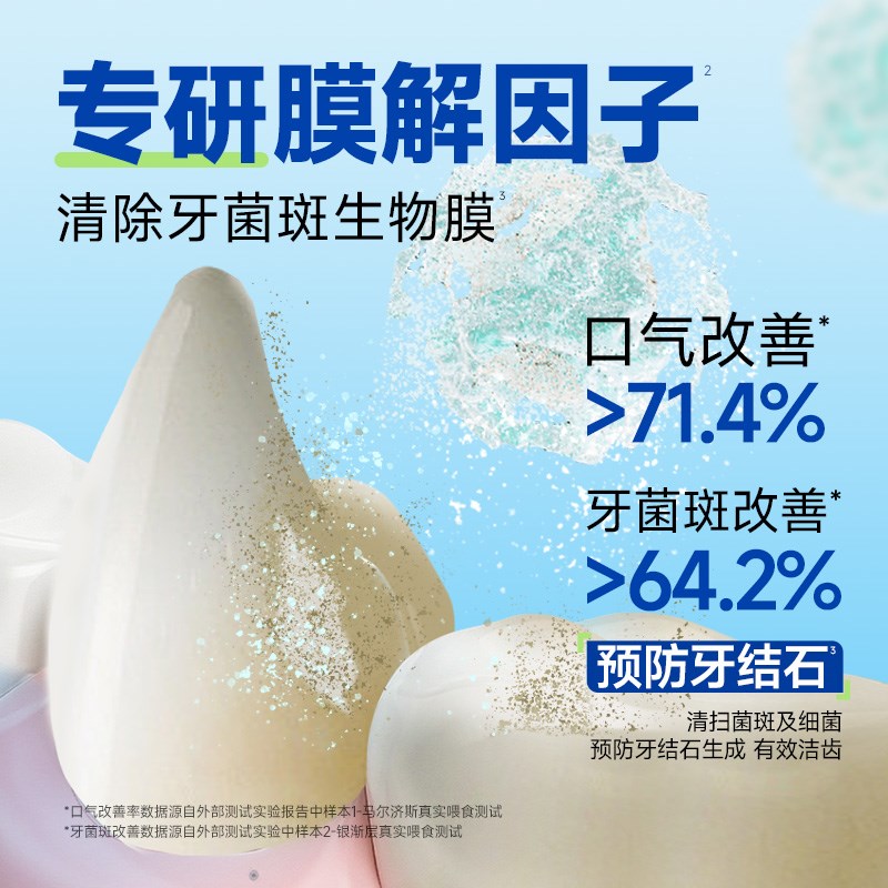 里兜狗狗洁齿冻干宠物改善口臭专用零食成幼犬猫去牙结石清新口气