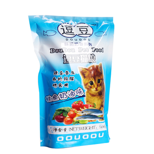 逗豆猫粮豆豆奶香猫粮20袋送4袋美毛吐毛球天然猫粮成猫幼猫粮