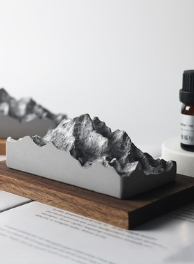 珠穆朗玛峰雪山无火香薰扩香石珠峰模型室内装饰摆件淡香氛礼物