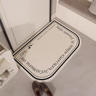 入户门玄关客厅奶油风高级感地垫可擦免洗耐脏耐用卧室进门脚垫子