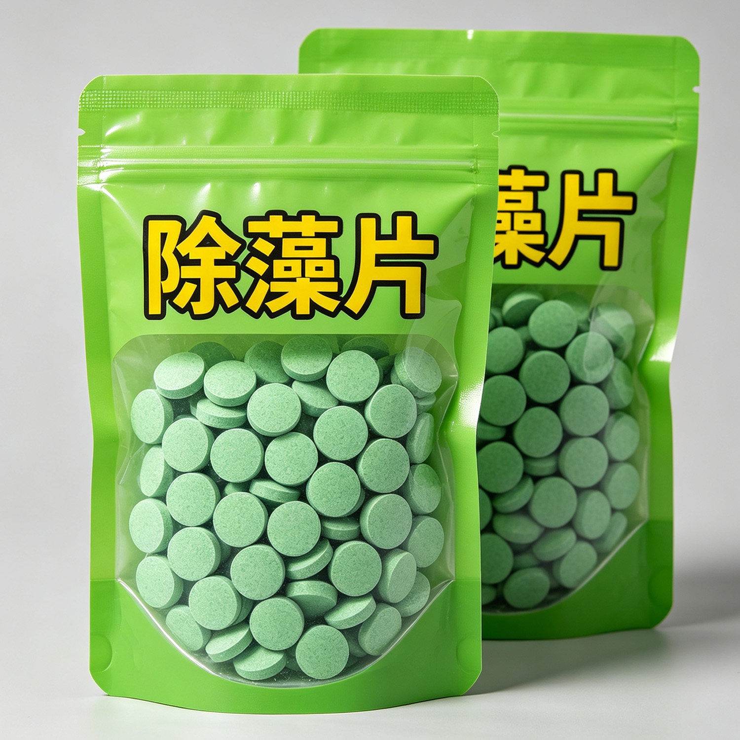 鱼缸除藻片青苔清理净水神器绿水褐藻丝藻黑藻去除水垢不伤金鱼缸