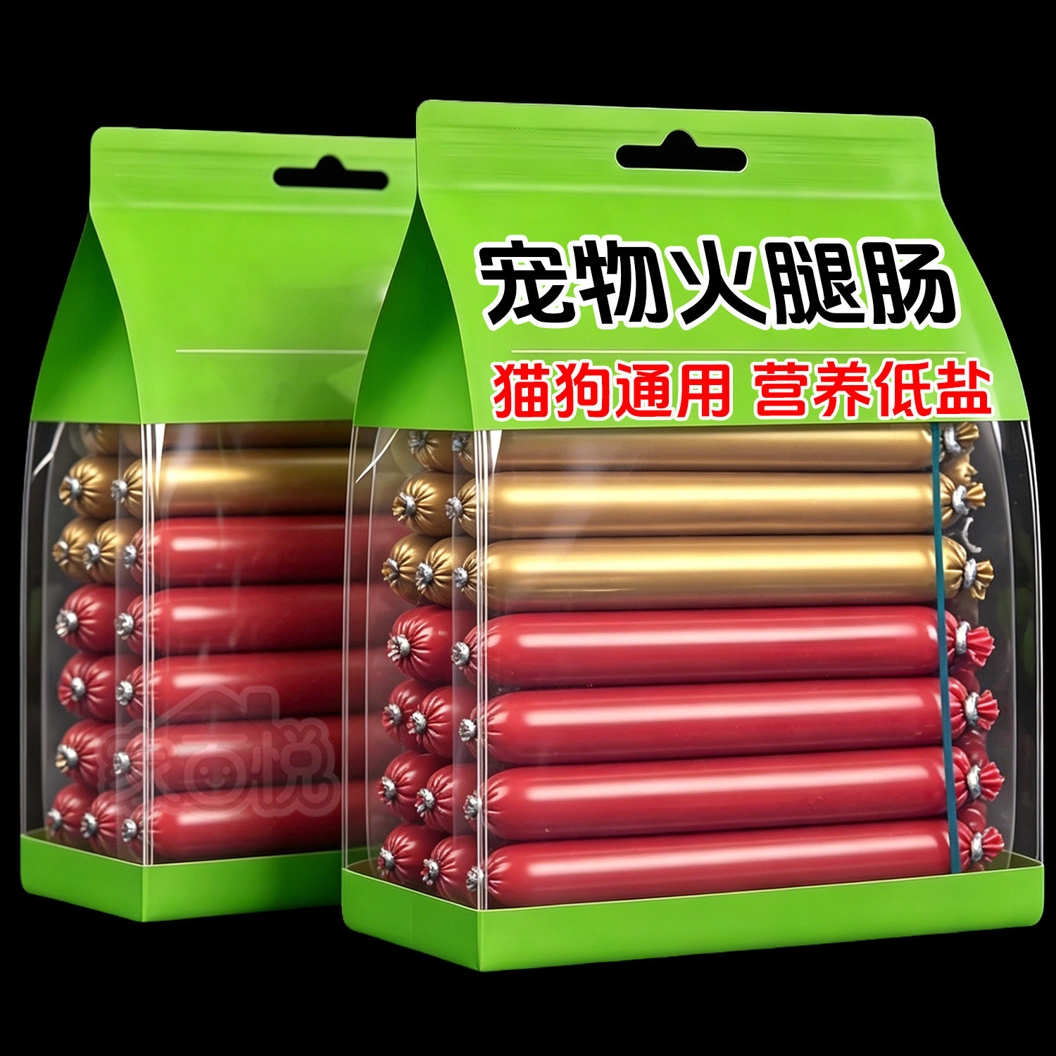 狗狗零食火腿肠真肉宠物训练奖励大中小型犬磨牙棒高含肉量幼犬肉