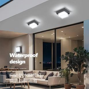 三防吸顶灯简约户外家用防水防虫阳台走廊别墅庭院房檐屋檐吸顶灯