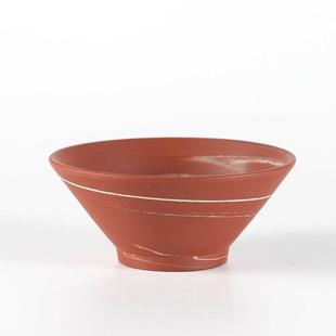 荣昌陶粗陶斗笠杯品茗茶盏茶杯绞泥建盏紫砂杯普洱杯小主人杯单杯