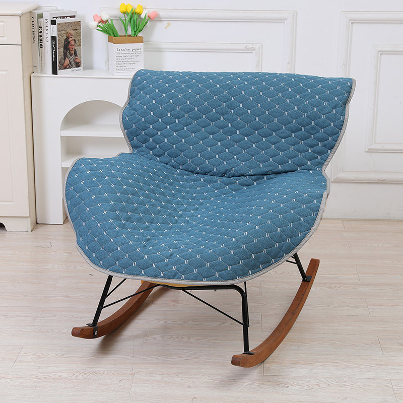 四季通用蛋壳椅垫龙虾椅坐垫靠背一体懒人沙发摇摇椅子垫罩子