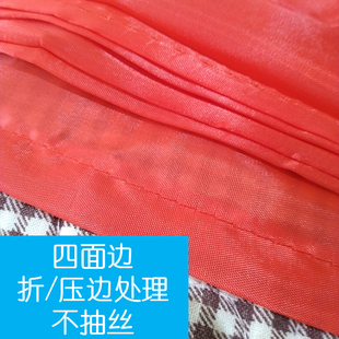 红绸布大宽幅尺寸拼接定制加工红布红旗整块舞蹈表演婚庆演出布料