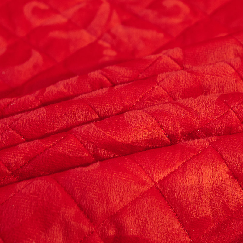 全套夹棉床裙四件套欧式公主蕾丝加厚床罩4件套冬双面绒被套1.8米