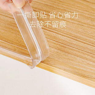 透明隐形防撞条墙角护角包边窗台防磕碰软包桌子边缘挡条免贴无痕