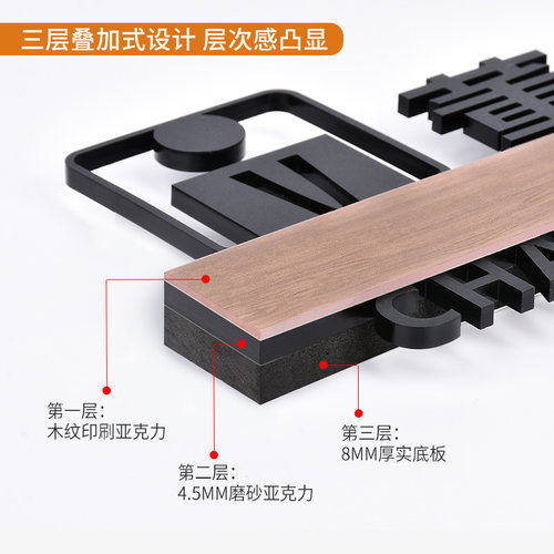 公司办公室门牌标识牌总经理科室牌会议室教室董事长财务部门高档