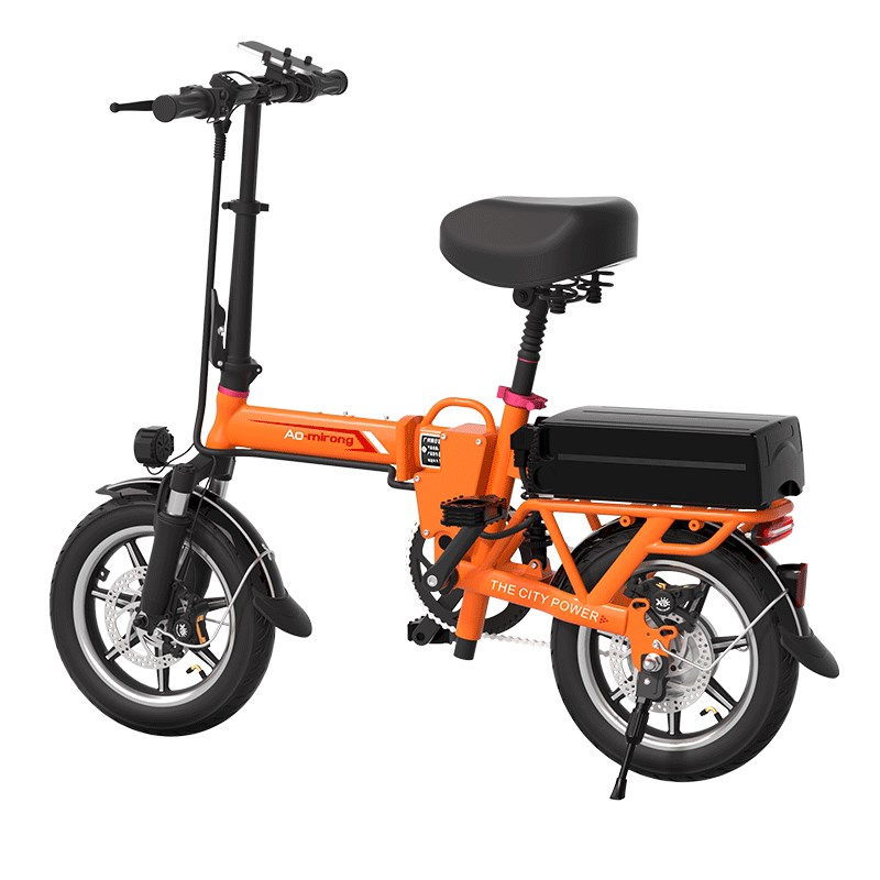 奥米融代驾专用折叠电动车铝合金超轻便携小型迷你锂电池自行车