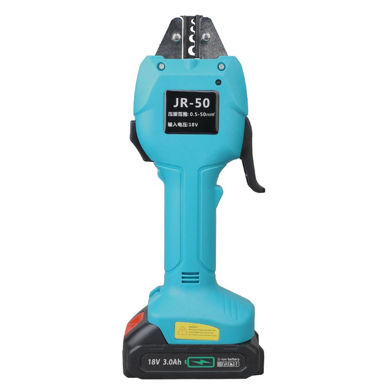 电动压线钳端子冷压钳充电电工专用小型铜鼻子50接线光伏锂电便携