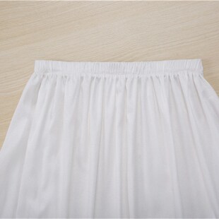 风采池汉服衬裙内搭白色黑色3米大摆齐腰日常打底防透半身裙A型