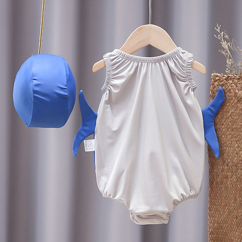 儿童泳衣夏季2022年新款男童宝宝卡通连体游泳装婴儿小中大童泳装