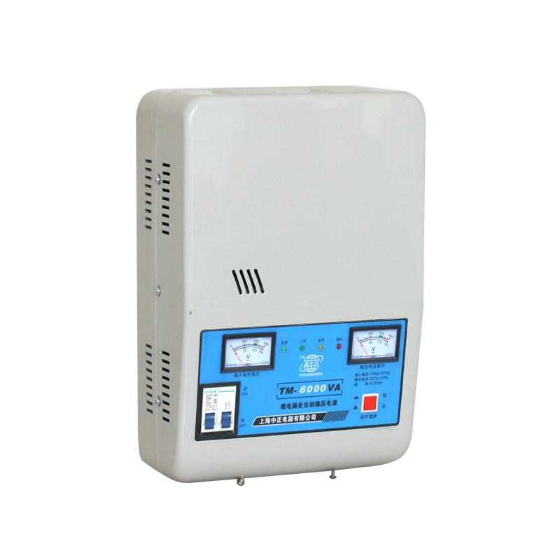 家用稳压器全自动8000W 8KW空调稳压电源220V 电脑交流稳压器智能
