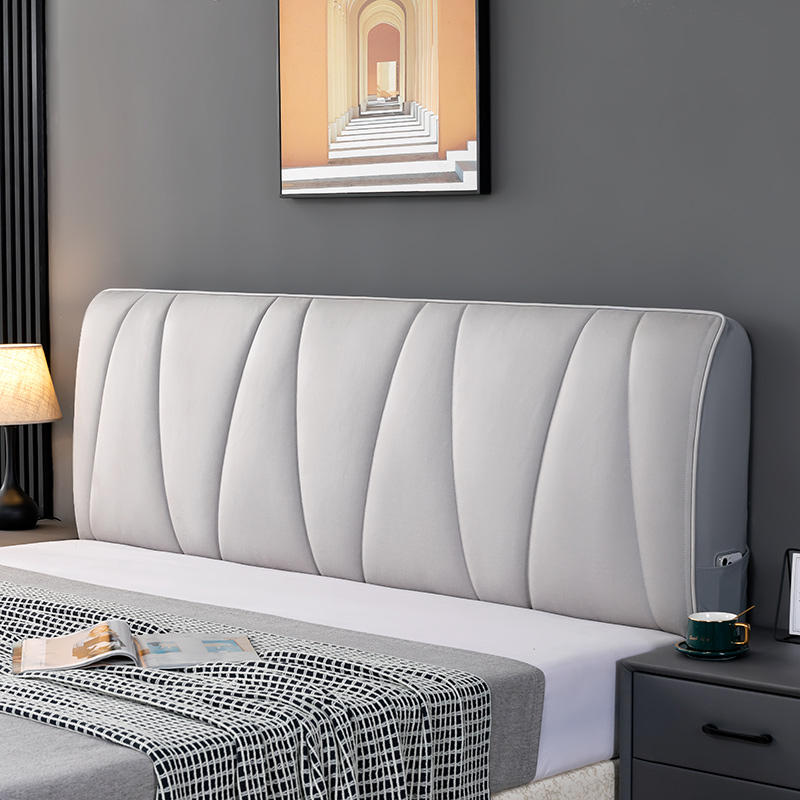 床头罩套科技布全包加厚通用万能靠背软包大靠背垫可拆洗简约